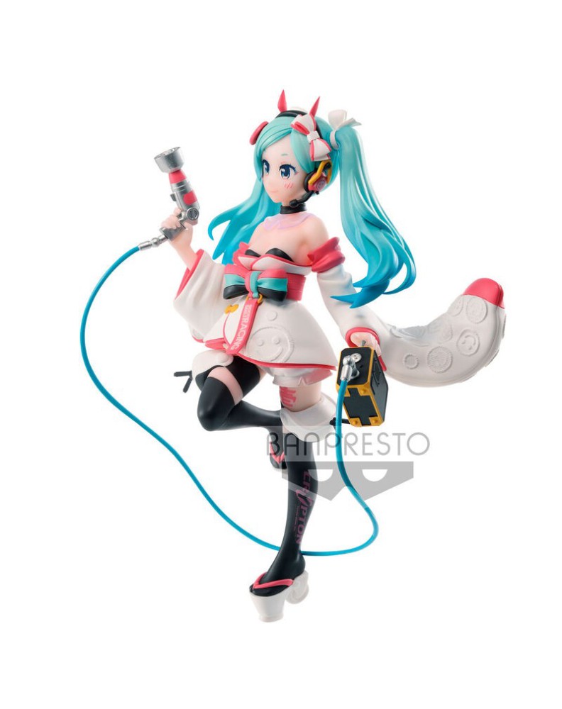 FIGURA RACING MIKU 2020 KIMONO VER. DRESS AND PATTERN HATSUNE MIKU RACING18CM Vista 2