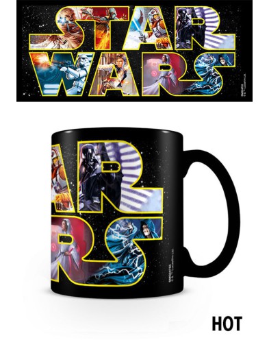TAZA DESAYUNO CAMBIO DISEÑO STAR WARS LOGO