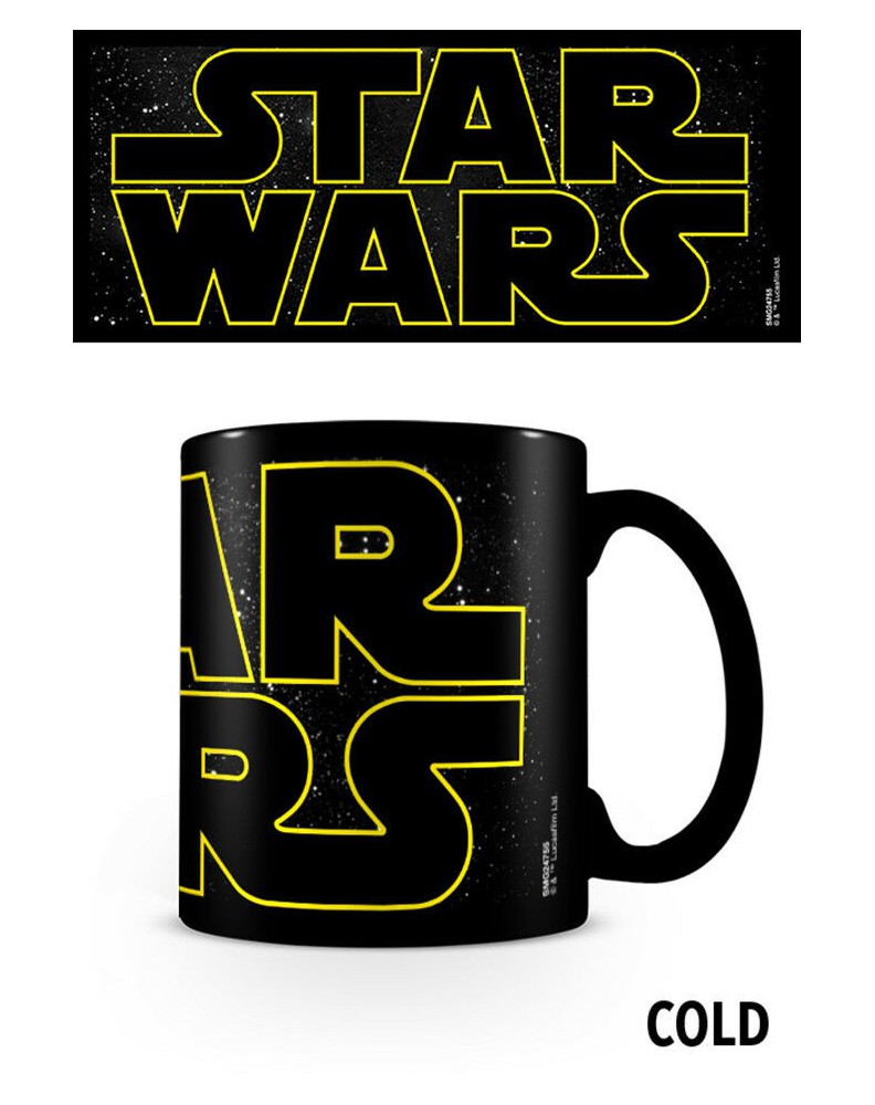 TAZA DESAYUNO CAMBIO DISEÑO STAR WARS LOGO Vista 2