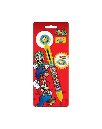 BOLIGRAFO SUPER MARIO 6 COLORES