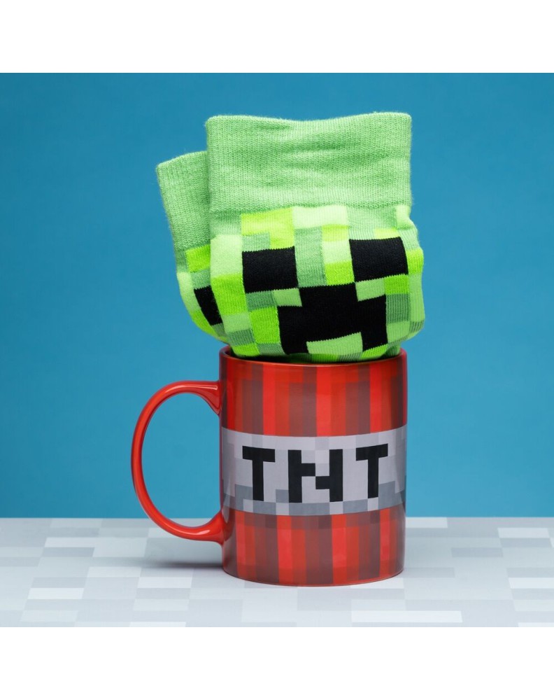 PACK REGALO TAZA Y CALCETÍN MINECRAFT Vista 4