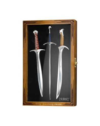 LETTER OPENER SET (STING, GLAMDRING, ORCRIST) - THE HOBBIT