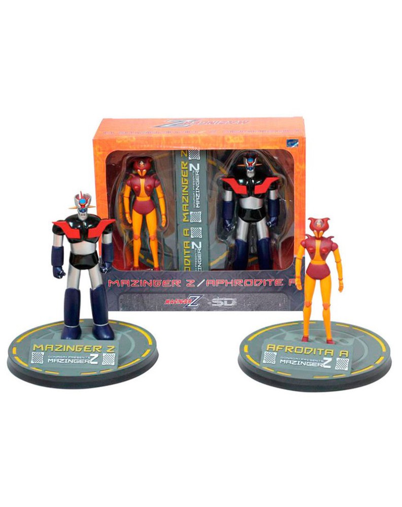 PACK 2 FIGURES MAZINGER Z AND APHRODITE 15-18 CM