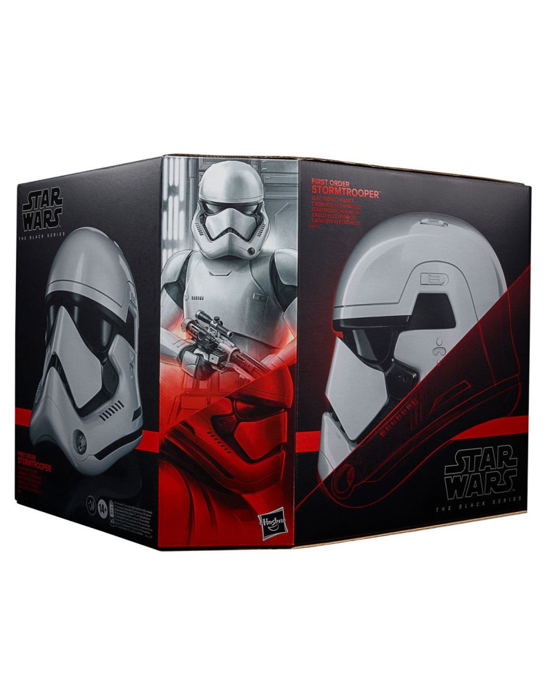 STORMTROOPER CASCO FIRST ORDER REPLICA SCALE 1: 1 BLACK SERIES STAR WARS Vista 2
