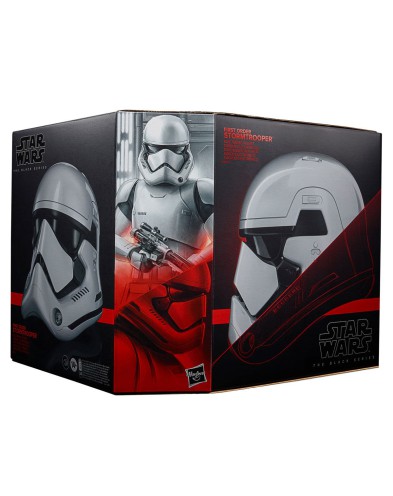STORMTROOPER CASCO FIRST ORDER REPLICA SCALE 1: 1 BLACK SERIES STAR WARS Vista 2