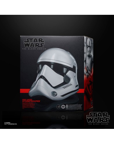 STORMTROOPER CASCO FIRST ORDER REPLICA ESCALA 1:1 BLACK SERIES STAR WARS Vista 3