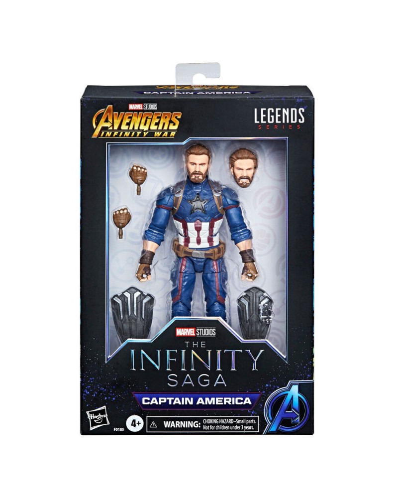 CAPTAIN AMERICA FIGURA 15 CM INFINITY SAGA MARVEL LEGENDS