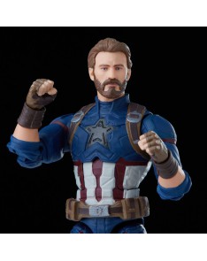CAPTAIN AMERICA FIGURE 15CM INFINITY SAGA MARVEL LEGENDS View 4