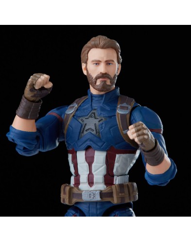 CAPTAIN AMERICA FIGURE 15CM INFINITY SAGA MARVEL LEGENDS View 4