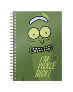 LIBRETA ESPIRAL I'M PICKLE RICK Y MORTY