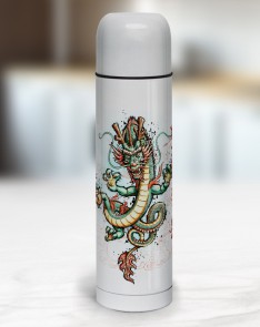 BOTELLA TERMO DRAGON 500ML ACERO INOX