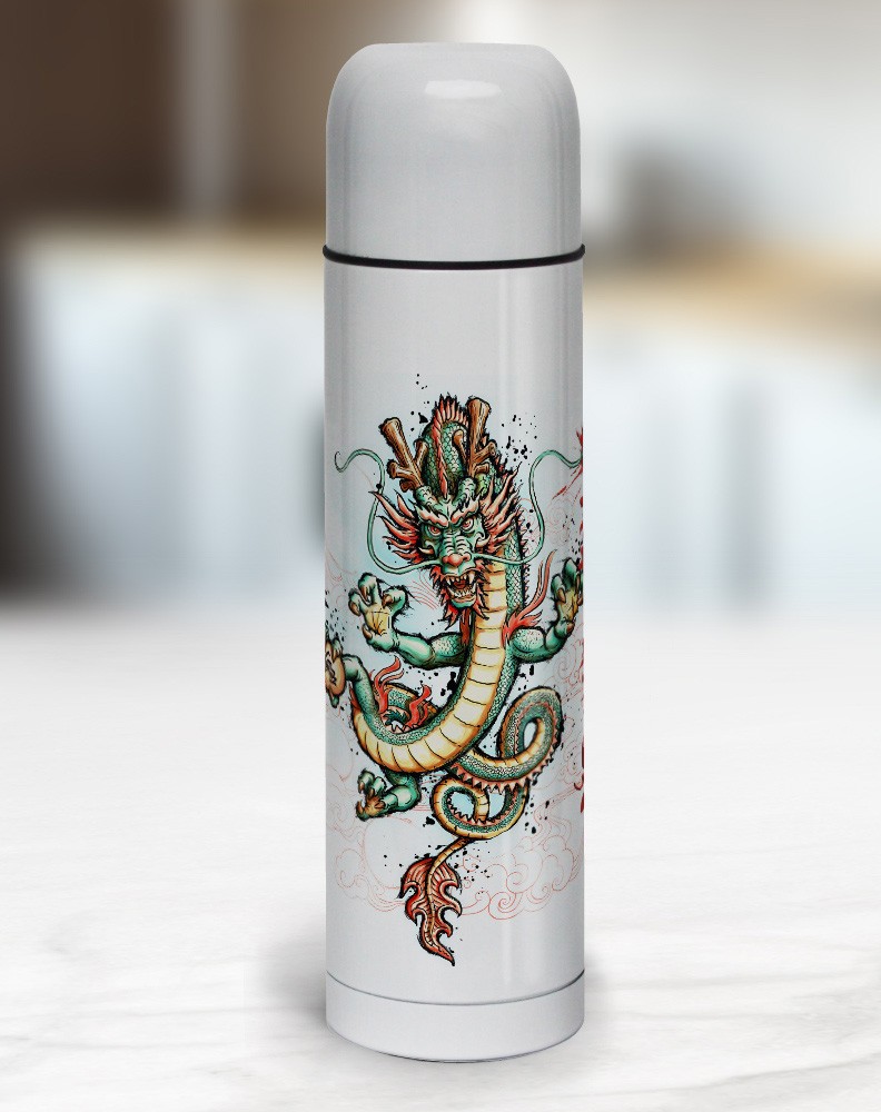 DRAGON THERMAL BOTTLE 500ML STAINLESS STEEL