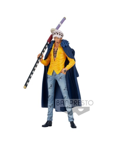 FIGURE TRAFALGAR LAW WANOKUNI VOL. 14 THE GRANDLINE CHILDREN ONE PIE DXF 17CM