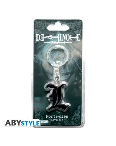 DEATH NOTE KEYCHAIN - SYMBOL "L"