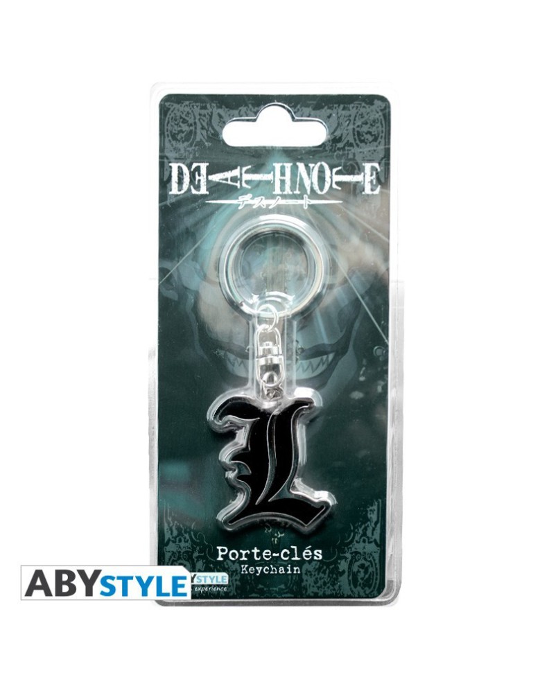 DEATH NOTE KEYCHAIN - SYMBOL "L"