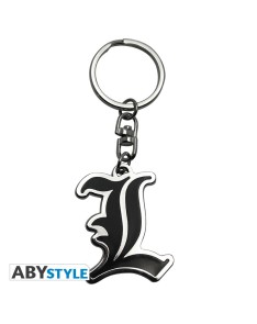 DEATH NOTE KEYCHAIN - SYMBOL "L" View 4