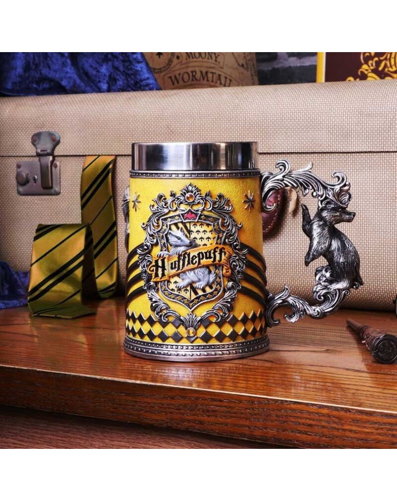 JARRA DE CERVEZA DECORATIVA HARRY POTTER HUFFLEPUF Vista 4