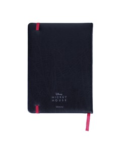 PREMIUM FAUX-LEATHER MICKEY NOTEBOOK