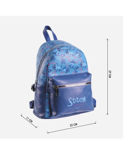 CASUAL BACKPACK FASHION FAUX-LEATHER STITCH View 3