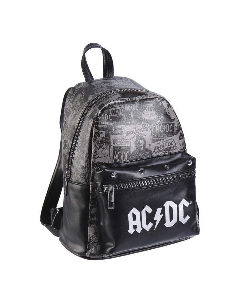 CASUAL BACKPACK FASHION FAUX-LEATHER ACDC CASUAL BACKPACK FASHION FAUX-LEATHER ACDC