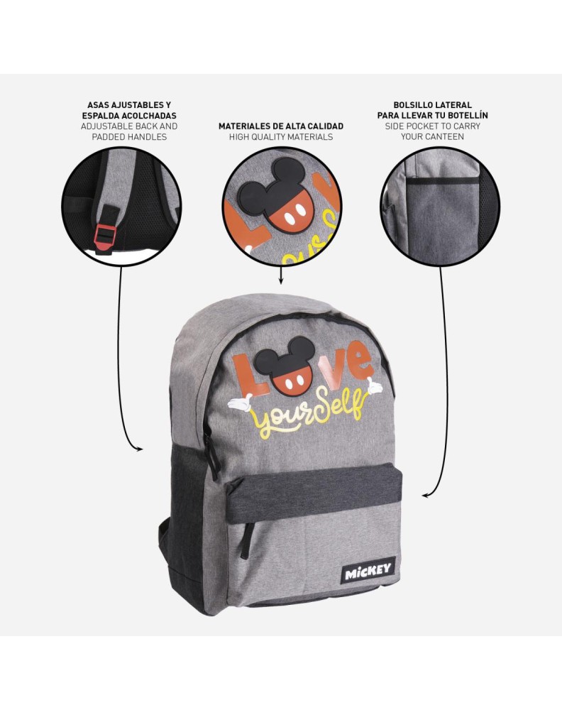 MOCHILA CASUAL URBANA MICKEY Vista 4