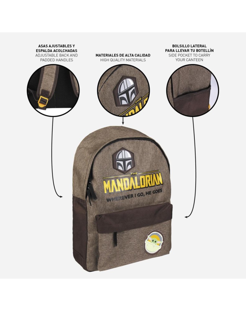 MOCHILA CASUAL URBANA THE MANDALORIAN Vista 4