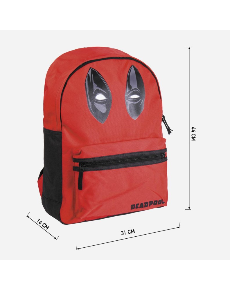 MOCHILA CASUAL URBANA DEADPOOL Vista 3