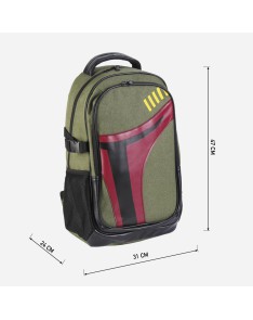 MOCHILA CASUAL VIAJE STAR WARS BOBA FETT Vista 3