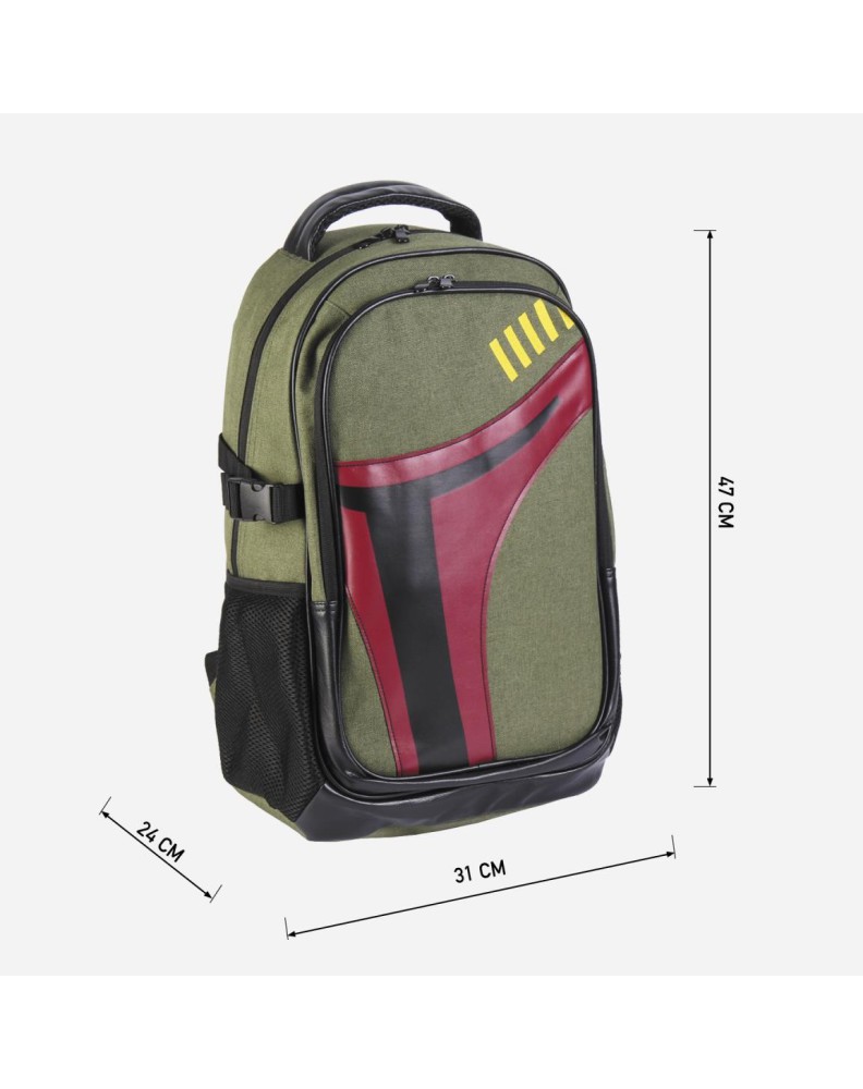 MOCHILA CASUAL VIAJE STAR WARS BOBA FETT Vista 3