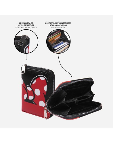 WALLET GREETING CARD FAUX-LEATHER MINNIE View 4