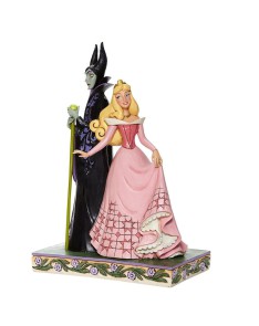 FIGURA DISNEY DECORATIVA AURORA Y MALÉFICA