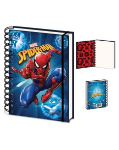 NOTEBOOK HARD TOP A5 MARVEL SPIDERMAN WEB STRIKE