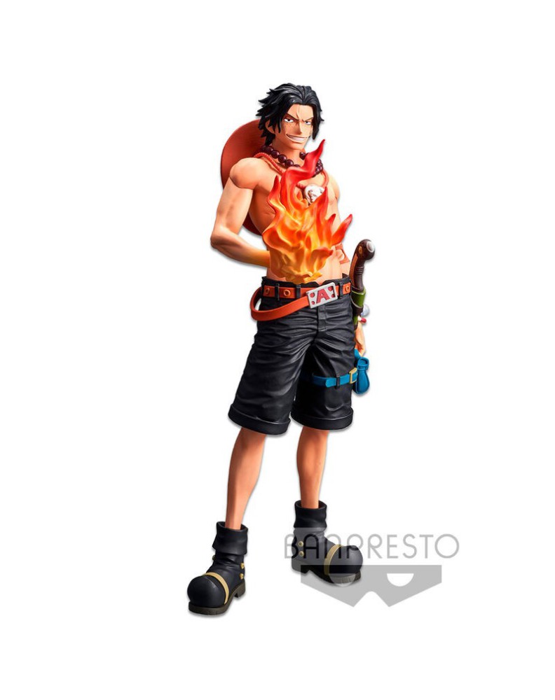 FIGURA PORTGAS D. ACE – ONE PIECE – GRANDISTA NERO 28CM BANPRESTO