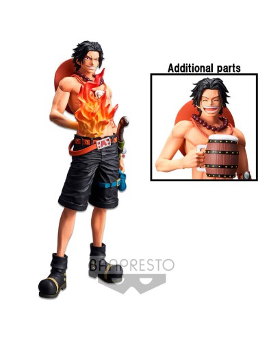 FIGURA PORTGAS D. ACE – ONE PIECE – GRANDISTA NERO 28CM BANPRESTO Vista 2