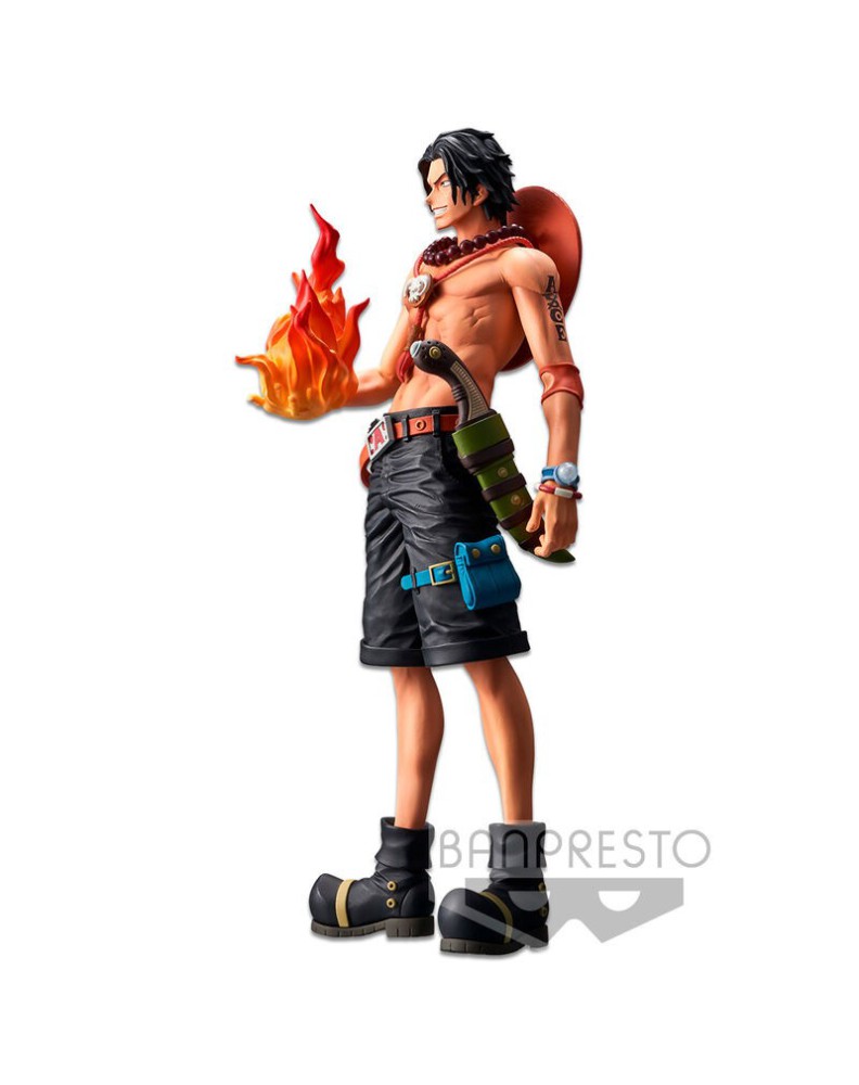 FIGURA PORTGAS D. ACE – ONE PIECE – GRANDISTA NERO 28CM BANPRESTO Vista 4
