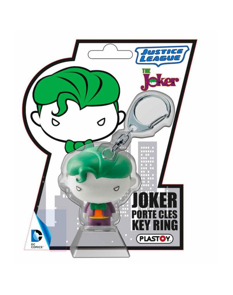 THE JOKER CHIBI KEYCHAIN PVC JUSTICE LEAGUE DC COMICS Vista 2