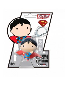 SUPERMAN CHIBI KEY CHAIN PVC JUSTICE LEAGUE DC COMICS Vista 2