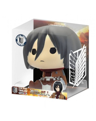 MIKASA CHIBI PIGGY BANK 16CM PVC ATTACK ON TITAN MIKASA CHIBI PIGGY BANK 16CM PVC ATTACK ON TITAN