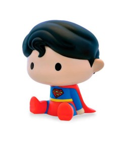 SUPERMAN CHIBI PIGGY BANK 15CM PVC JUSTICE LEAGUE DC COMICS