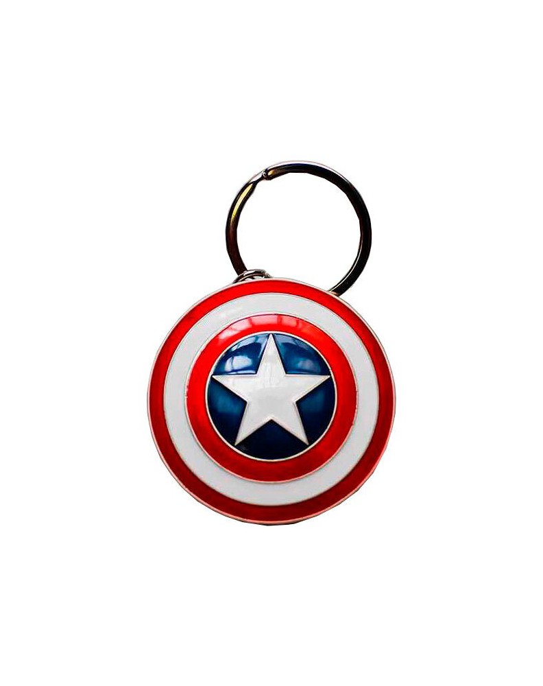 CAPITAN AMERICA SHIELD METAL METAL KEYCHAIN MARVEL CAPITAN AMERICA SHIELD METAL METAL KEYCHAIN MARVEL