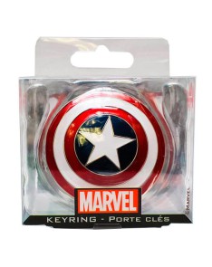 CAPITAN AMERICA SHIELD LLAVERO METALICO MARVEL Vista 2