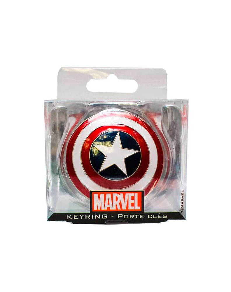 CAPITAN AMERICA SHIELD LLAVERO METALICO MARVEL Vista 2