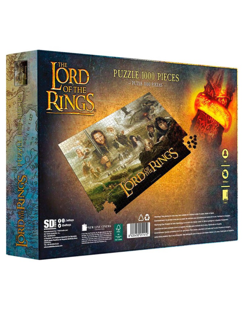 PUZZLE 1000 POSTER THE LORD OF THE RINGS Vista 2