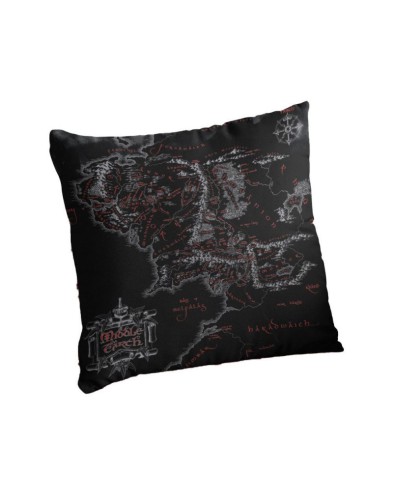 COJIN CUADRADO MAPA MIDDLE EARTH EL SEÑOR DE LOS ANILLOS