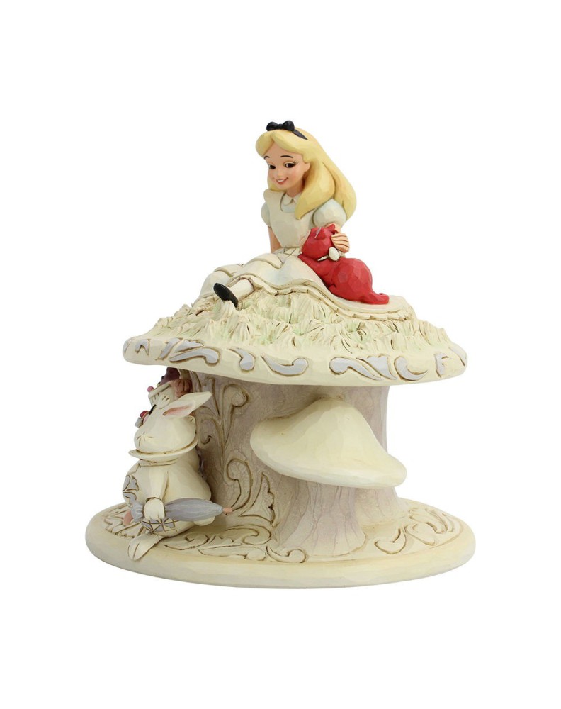 FIGURA DISNEY ALICIA CON RISÓN Y EL CONEJO
