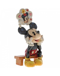 DECORATIVE FIGURE MICKEY IN LOVE