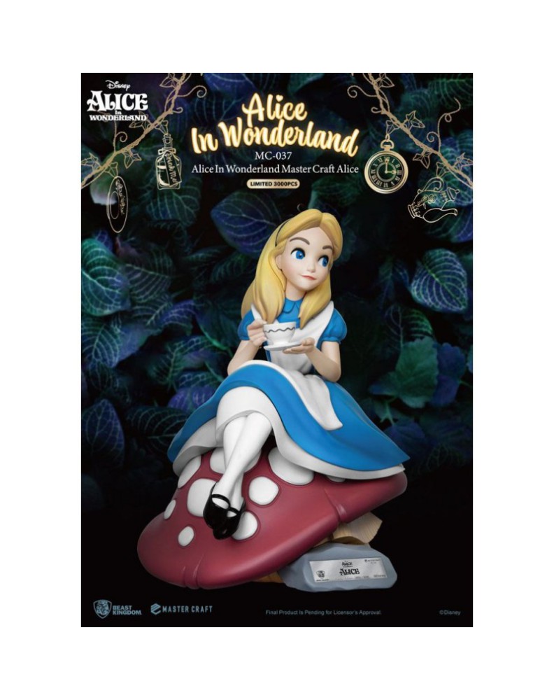 ESTATUA ALICIA PAIS MARAVILLAS MASTER CRAFT BEAST KINGDOM - 36 CM Vista 3