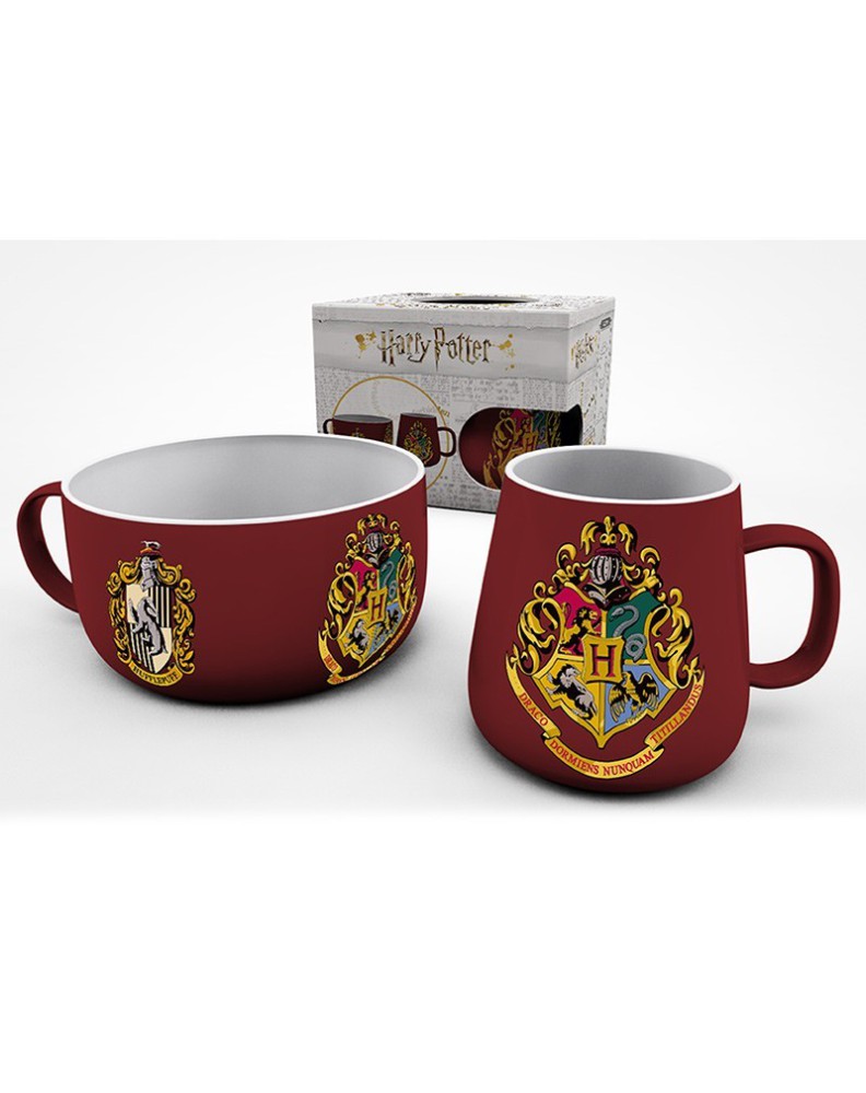 SET DESAYUNO ESCUDOS HARRY POTTER