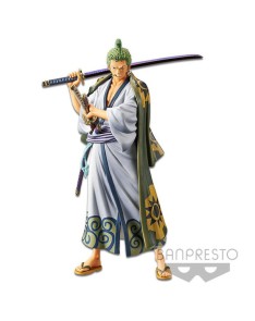 FIGURE ZORO WANOKUNI VOL.2 THE GRANDLINE MEN ONE PIECE DXF 17CM