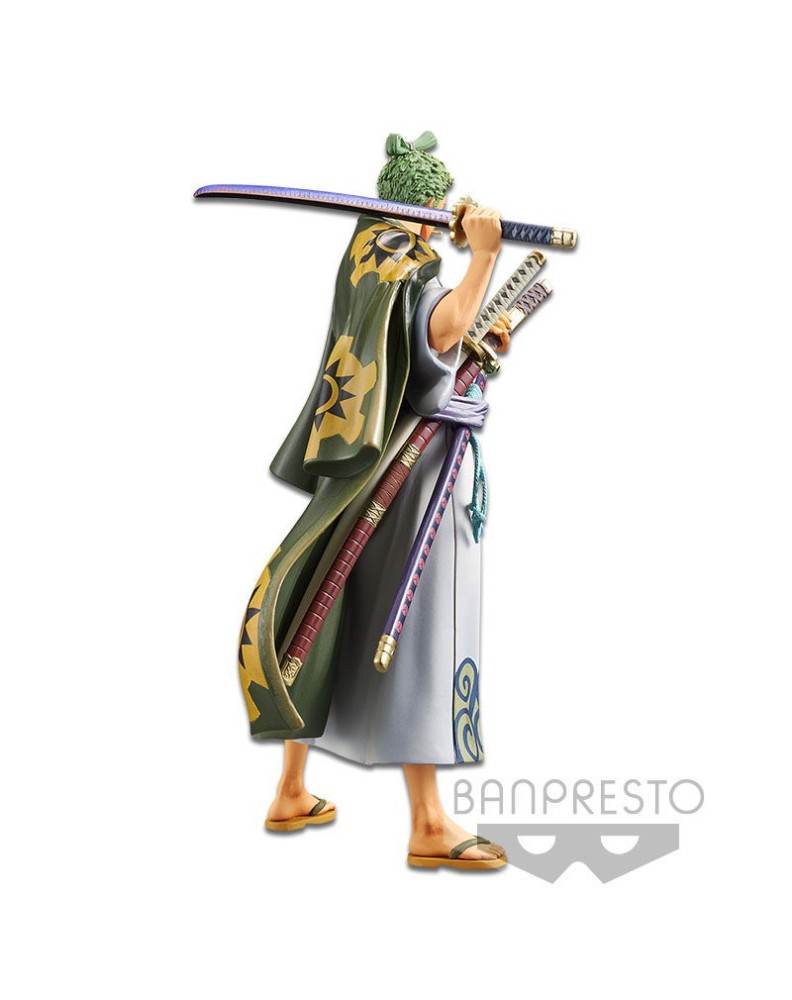 FIGURA ZORO WANOKUNI VOL.2 THE GRANDLINE MEN ONE PIECE DXF 17CM Vista 2